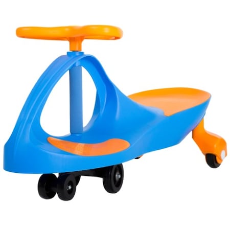 Toy Time Zig Zag Car - Wiggle Scooter, Blue/Orange 492597JAH
